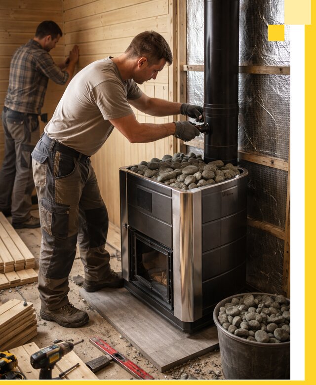 Проектирование и строительство парилок для бани в Омске под ключ