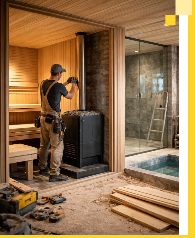 Полное строительство банных комплексов под ключ в Омске