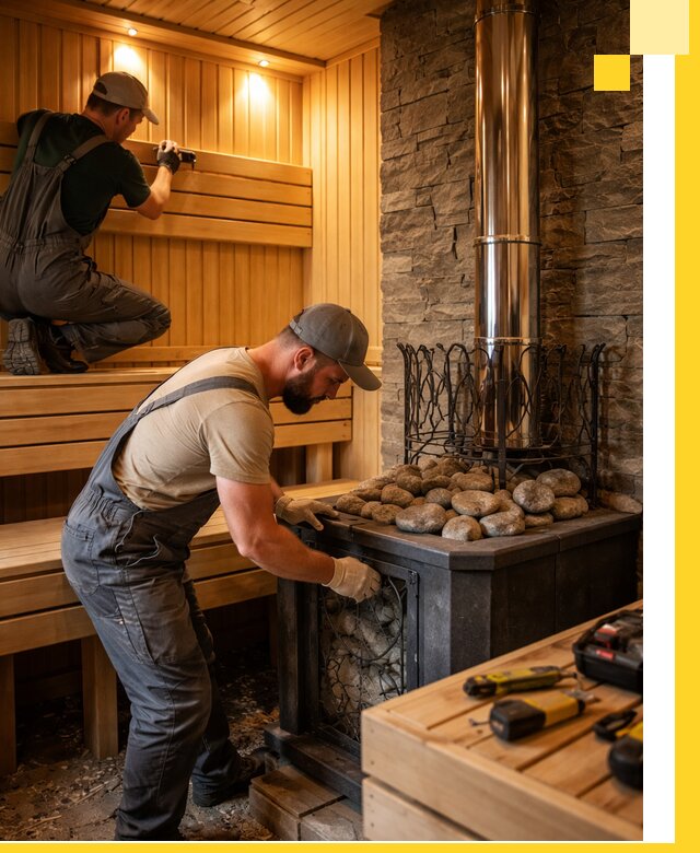 Комплексный дизайн бань, саун и зон отдыха в Омске