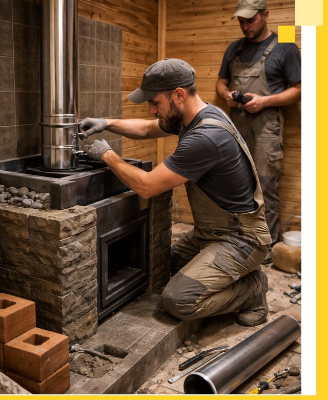 Изготовление и установка банных печей под ключ в Омске