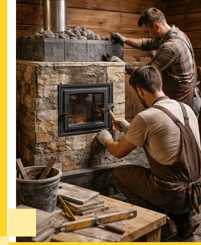 Облицовка банной печи в Омске от 15554 р. | ЭриданОмс