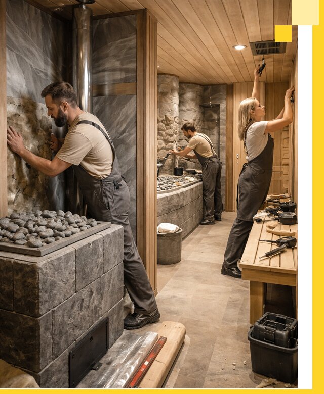 Строительство бань и SPA процедур в Омске под ключ и отделкой