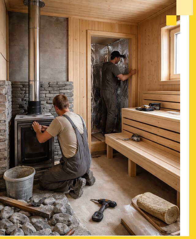 Строительство и изготовление бань под ключ в Омске