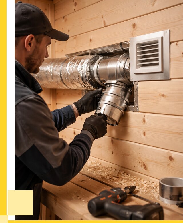 Монтаж вентиляции бани в Омске от 12443 р. | ЭриданОмс