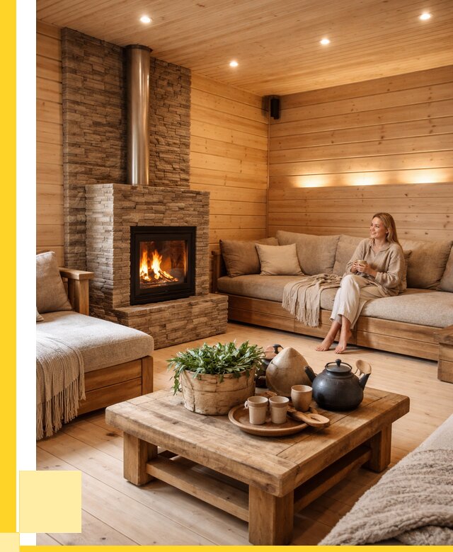 Проект бани с комнатой отдыха в Омске от 36292 р. | ЭриданОмс