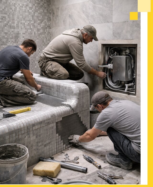 Проекты хамамов под ключ в Омске и дизайн и строительство