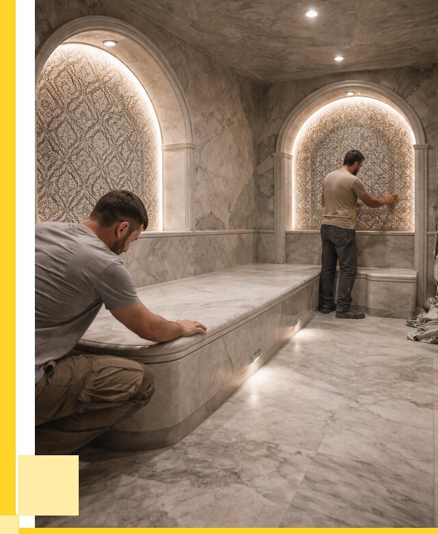 Турецкие бани под ключ в Омске от 259225 р. | ЭриданОмс