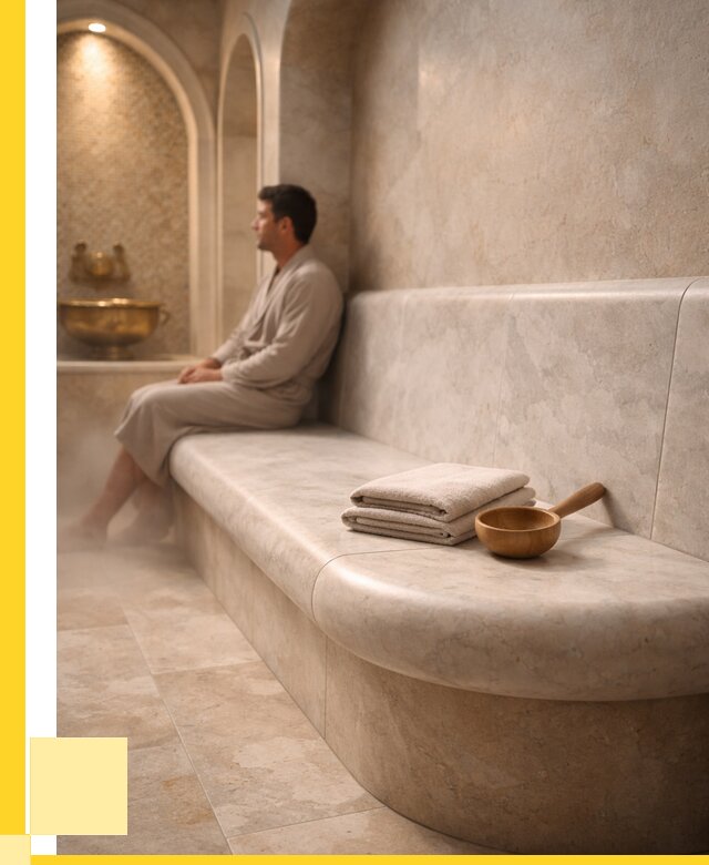 Сиденья для хамама в Омске под ключ от 12443 р. | ЭриданОмс