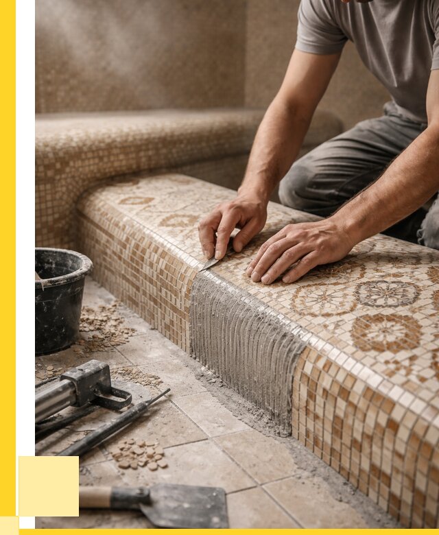 Плитка для хамама под ключ в Омске от 3629 р. | ЭриданОмс